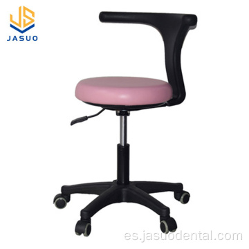 Silla de médico de buena calidad con taburetes dentales de respaldo